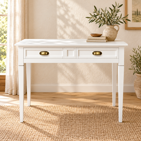 Scrivania Consolle 2 Cassetti – Kaluka Shabby Chic – foto 3
