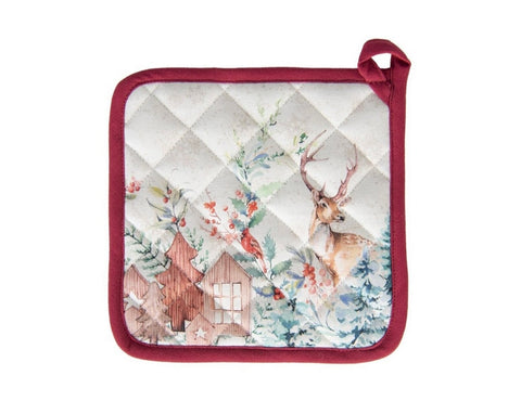 Presina Natalizia Bosco Incantato, 20x20cm