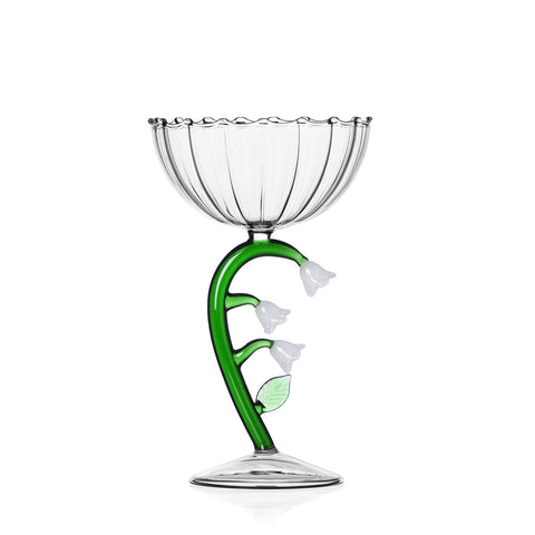 Botanical Champagne Glass