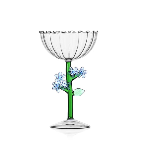 Botanical Champagne Glass