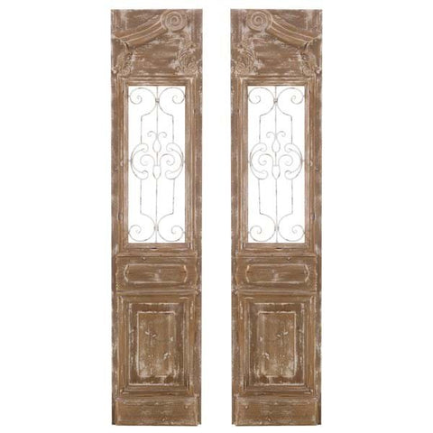 Pannello Decorativo (Singolo) in Legno di Abete e MDF 50x230x9.5 cm by Blanc Mariclò