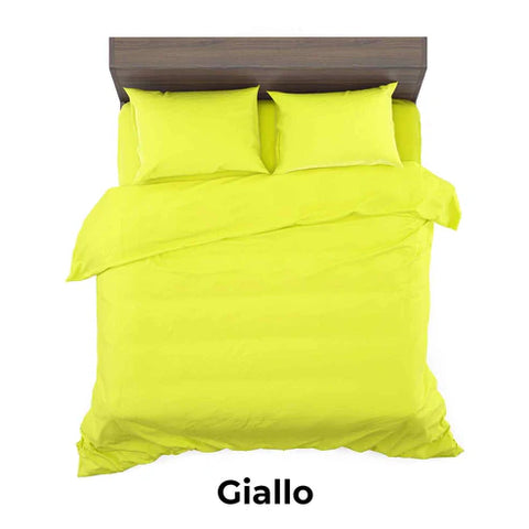 Juego de sábanas de color sólido