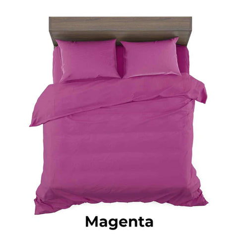Juego de sábanas de color sólido