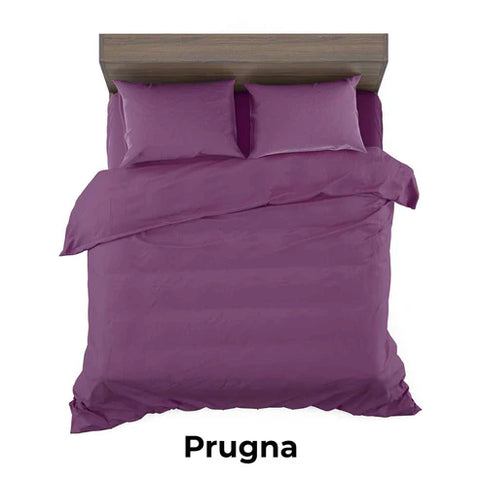 Juego de sábanas de color sólido