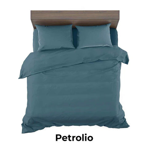Juego de sábanas de color sólido