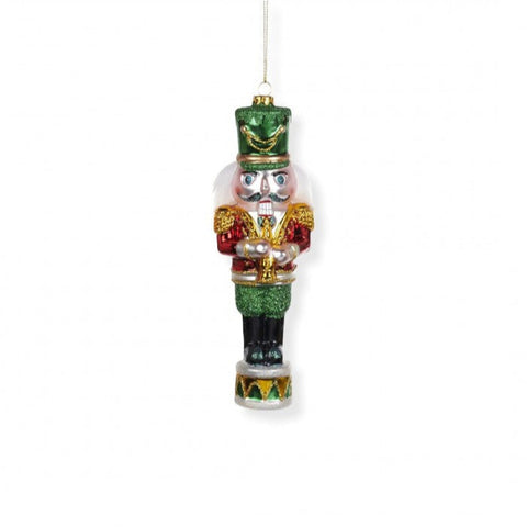 Decorazione Natalizia "Schiaccianoci Musicista" – Santa's Workshop by Goodwill 21 cm (3 varianti)