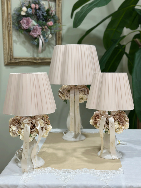 Lampada Candelabro in Ceramica Artigianale - Mata Creazioni
