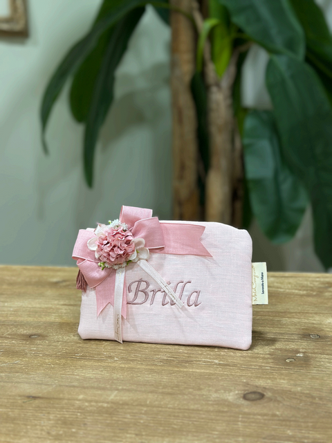 Pochette in Puro Lino Artigianale Collezione 2026 - Mata Creazioni