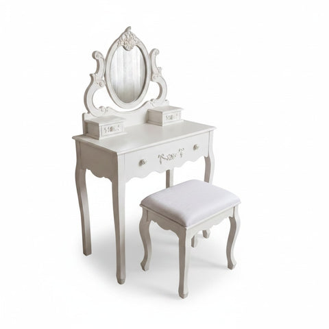 Toilette con Sgabello - L'Arte di Nacchi, 78x40x130cm