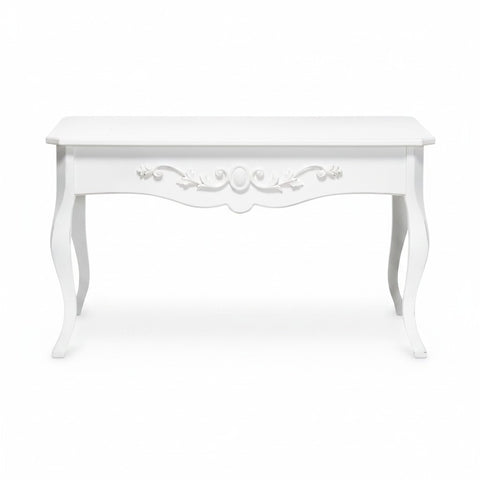 Tavolino Basso Bianco Opaco - L'Arte di Nacchi, 82x53x48cm
