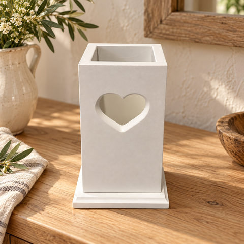 Porta Mestoli con Cuore – Kaluka Shabby Chic