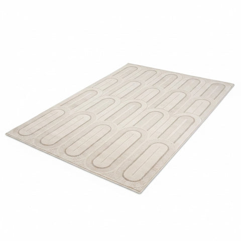 Tappeto Zina Crema Grigio - 200x290 cm