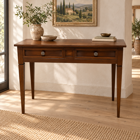 Scrivania Consolle 2 Cassetti – Kaluka Shabby Chic – foto 4