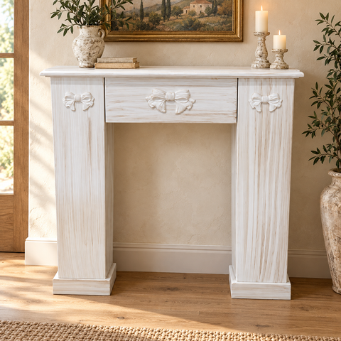 Cornice Camino Classica Scanalata – Kaluka Shabby Chic