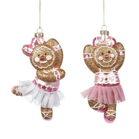 Decorazione Gingerbread Ballerina Rosa 15 cm – Goodwill Christmas Collection