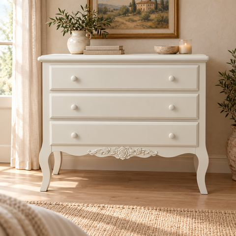Comò 3 Cassetti – Kaluka Shabby Chic