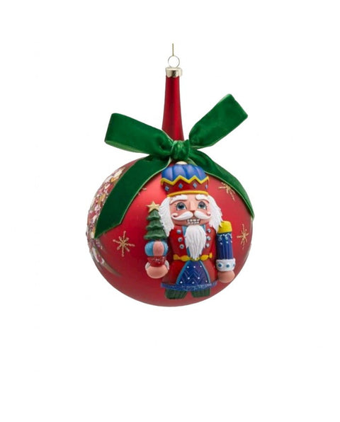 Adorno navideño de cascanueces de cuello largo de 10 cm de EDG