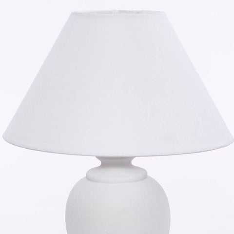 Lampada da Tavolo "Bianca" Shabby Chic - 14x14x44 cm