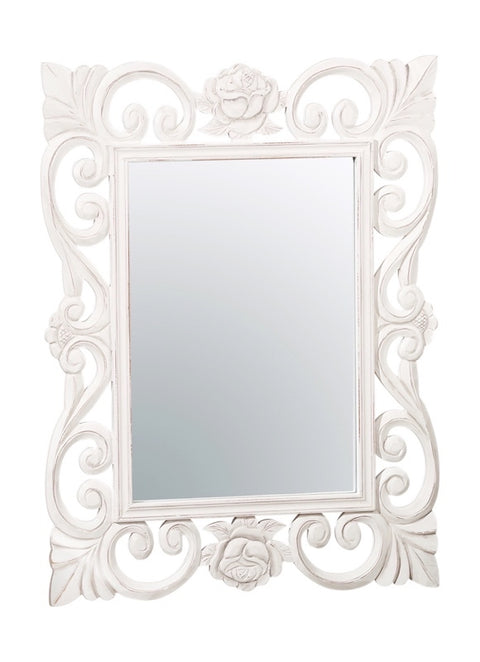 Specchio con cornice intarsiata 59,5x79,5cm