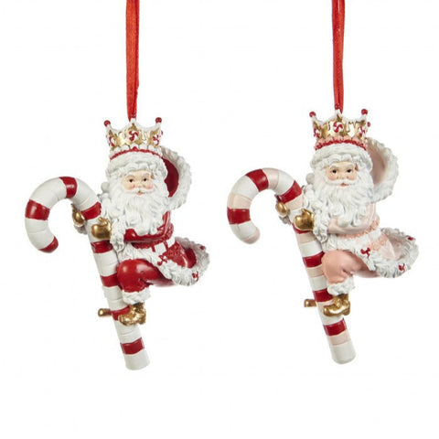 Decorazione Natalizia Babbo Natale Candy Cane – Goodwill 12 cm (2 varianti)