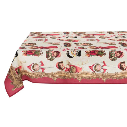Tovaglia Natalizia Rettangolare C'era una Volta in Cotone by Blanc MariClò, 160x320cm