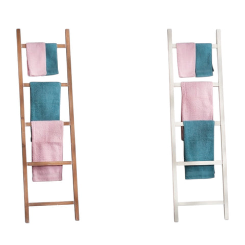 Scala Decorativa in Legno 42x148 cm – Arredo Casa in 2 Varianti Colore