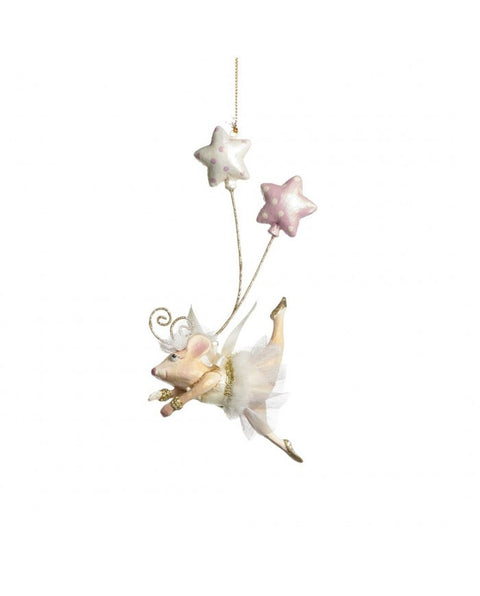 Addobbo Natalizio Topoline Ballerine con Palloncini 18,5 cm – Goodwill Candy Bettina Balloon (assortiti)