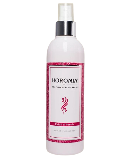 DEODORANTE PER TESSUTI SPRAY FRAGRANZA PETALI DI PEONIA HOROMIA