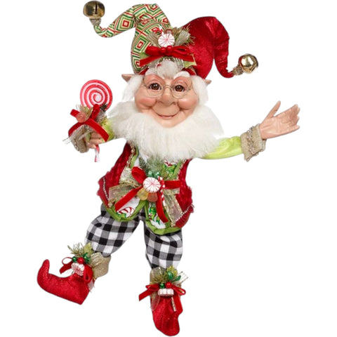 Elfo “Candy Dandy” Small 30 cm – Goodwill by Mark Roberts – Edizione Limitata Numerata