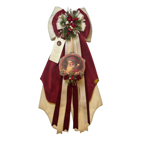 Fiocco Natalizio “Passione Cardinale” – Altezza 40 / 50 / 80 cm – Madame Fioccò