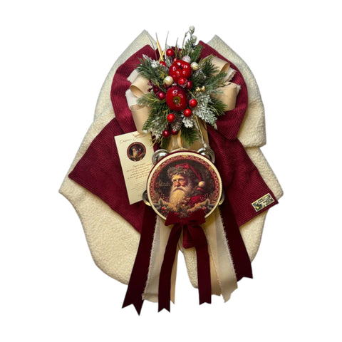 Fiocco Natalizio “Passione Cardinale” – Altezza 40 / 50 / 80 cm – Madame Fioccò