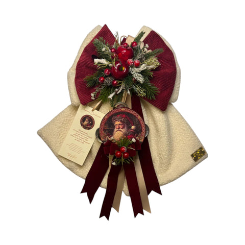 Fiocco Natalizio “Passione Cardinale” – Altezza 40 / 50 / 80 cm – Madame Fioccò