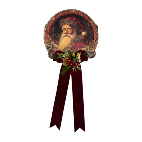 Tamburello Natalizio “Passione Cardinale” – 10 / 13,5 / 18 cm – Madame Fioccò