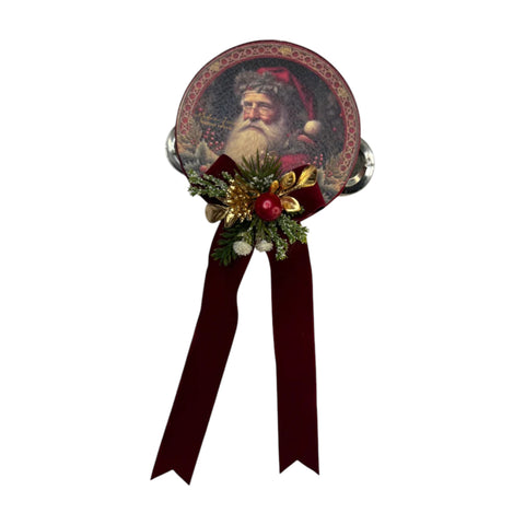 Tamburello Natalizio “Passione Cardinale” – 10 / 13,5 / 18 cm – Madame Fioccò