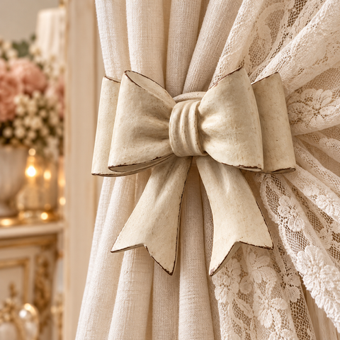 BOW WALL CURTAIN HOLDER