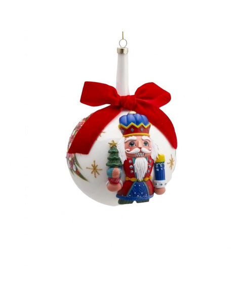Adorno navideño de cascanueces de cuello largo de 10 cm de EDG