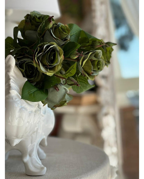 Green roses