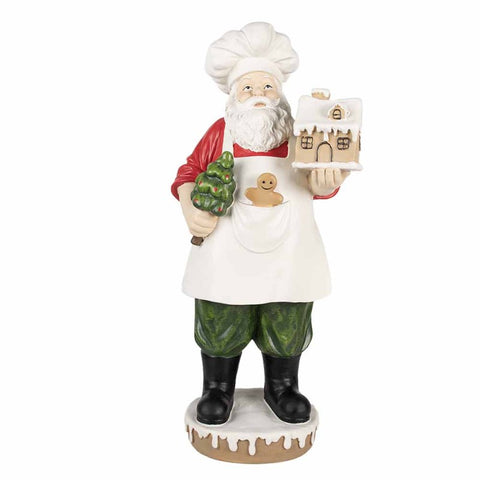 Santa Claus with house