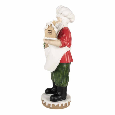 Santa Claus with house