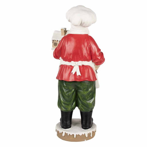 Santa Claus with house