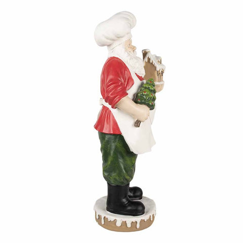 Santa Claus with house