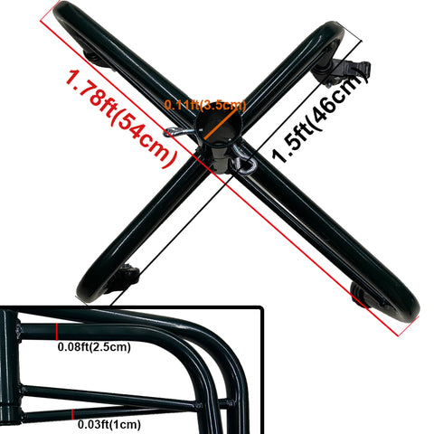 Base albero con rotelle