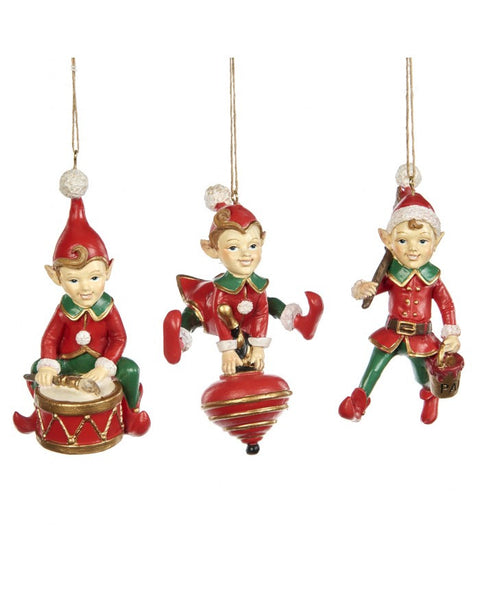 Decorazione Natalizia Elfi Lavoratori – Goodwill 11 cm (3 varianti)