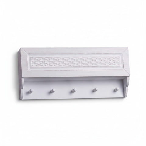 Appendino da Parete con 5 Ganci - 41,5x7,5xH19 cm
