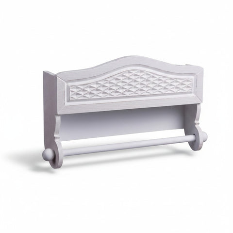 Portarotolo da Cucina a Parete in MDF - 47,5x11xH32,5cm