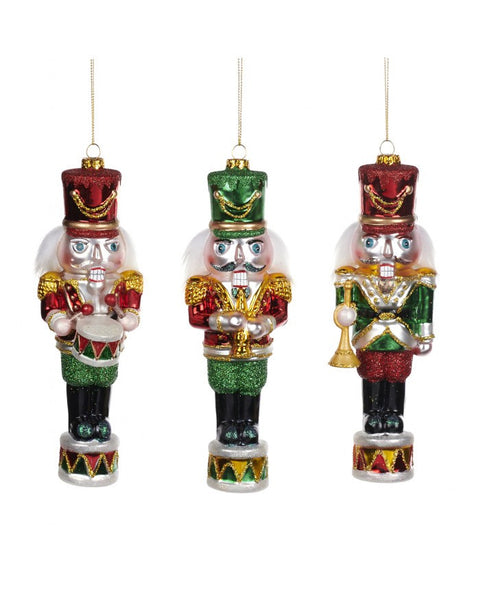 Decorazione Natalizia "Schiaccianoci Musicista" – Santa's Workshop by Goodwill 21 cm (3 varianti)