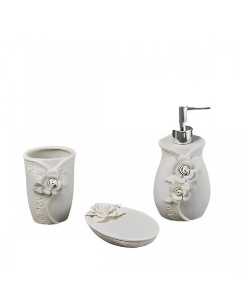 Set bagno Rose in porcellana