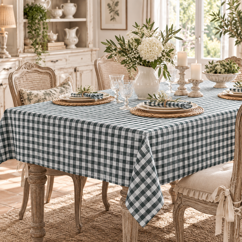 Tovaglia Rettangolare con Motivi Assortiti – Fiocchi Collection by Blanc MariClò, 140x180cm e 140x240cm
