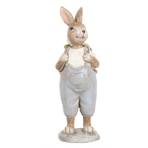 Statuetta Decorativa Coniglio - 6x6x17 cm