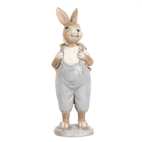 Statuetta Decorativa Coniglio - 6x6x17 cm